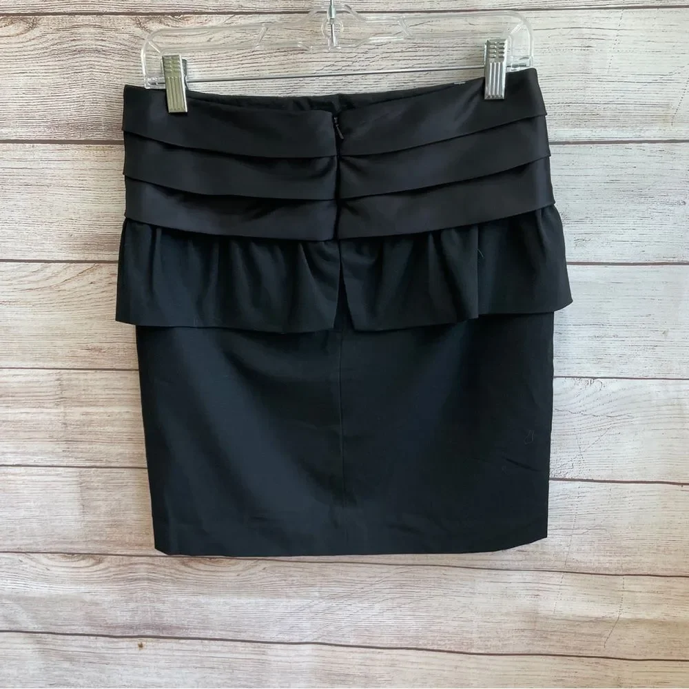 MICHAEL KORS‎ TUXEDO MINI SKIRT IN BLACK